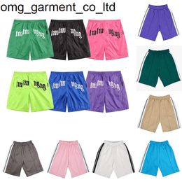 New Mens palms shorts womens designers short pants letter printing strip webbing casual five-point clothes 2024 summer Beach clothing Short pants