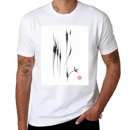 Men's Tank Tops Relax - Sumie Ink Brush Bamboo Painting T-Shirt Hippie Clothes Short Sleeve Summer Cute Mens T Shirts Pack