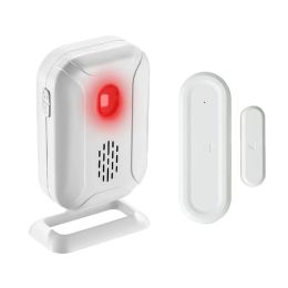 Detector 918ft/280m Door Window Security Magnetic Sensor Alarm Door Open Entry Detector Split Welcome Chime Bell for Store Shop Home