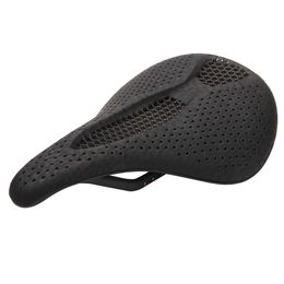 Bike Saddles Bicycle 3D printing carbon fiber road mountain bike saddle cushion 155MM 240227