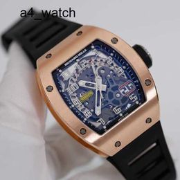 Celebrity Watch Iconic Wristwatch RM Wrist Watch Rm029 Series Rm029 Mens18k Rose Gold Watch Hollow Out Dial Automatic Machinery