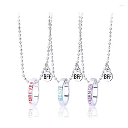 Pendant Necklaces Ring Necklace Children Sister Clavicle Chain Friendship Jewellery Gift