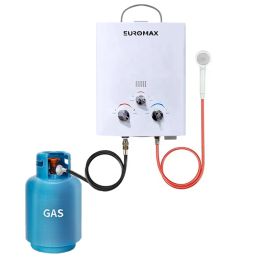 Washers Wholesale Selling 6L Portable Camping LPG Gaz Geyser RV High Quality Natural Gas Tankles Water Heater