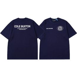 Cole Buxton T Shirt Fashion Streetwear Shirts Brand Cole Buxton Short Sleeve Summer Tees Top Clothes Summer Fashionable Mens T-Shirt Womens CB Designer T-Shirt 121