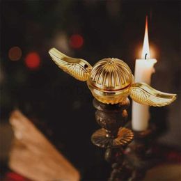 Finger Toys Golden Snitch Cupid Fidget Spinner Antistress Hand Rotation Angel Wings Metal for Kids Gift yq240228