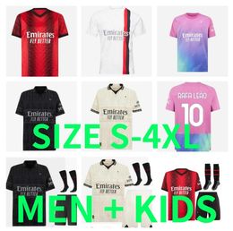 23 24 Ac GIROUD PULISIC RAFA LEAO Milans soccer jerseys football shirt 2023 2024 TONALI Camiseta de futbol THEO KOCHE LOFTUS-CHEEK REIJNDERS BENNACER Men kids kit