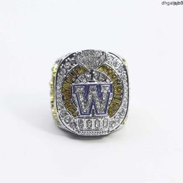 Dere Designer Commemorative Ring Band Rings 2021 Cfl Winnipeg Blue Bomber Football Grey Cup Championship Ring U4fn