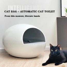 Sneakers Cat Automatic Selfcleaning Closed Litter Box, Large Automatic Toilet, Intelligent Cleaning Bedpan, Pet Cat Supplies