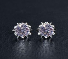 Sterling Silver S925 2CT Moissanite Diamond Earring Women Wedding Engagement Earrings Excellent Cut Brilliant Hip Hop Brithday Gif3021727