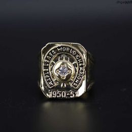 Designer Commemorative Ring Band Rings Nhl Hockey 1951 Toronto Maple Leaf Canadian Champion Ring Lrxj