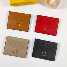 Luxury Designer Card Bag KeyChain Designer Passport Holder Luxury Designer Mini Leather Wallet Colour Real Pickup Holder Pocket Organiser Coin Wallet