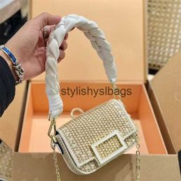 Beach Bags 2023 Straw Baguette handbag designer chain bag crossbody luxury baguettes purses Small Mini Twist Handle TOPH24227