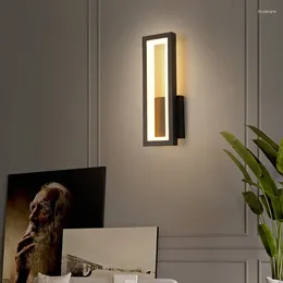 Wall Lamp Modern Lamps LED Living Room Bedroom Bedside 17W AC96V-260V Sconce Warm Cool Light Aisle Lighting Decoration