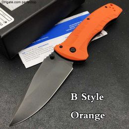 Colours BM 4 980SBK Turret Folding Pocket Knife S30V Combo Blade Nylon Fibre Handles Higher Quality Outdoor Hunting Hiking Tools BM 3300 565 535 15535 940 533