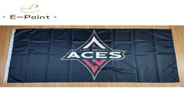 WNBA Las Vegas Aces Flag 35ft 90cm150cm Polyester Banner decoration flying home garden Festive gifts5088386