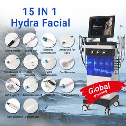 2024 Hydrafacial machine dermabrasion skin care Microdermabrasion rf face lifting Diamond Peeling Water Jet Aqua