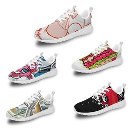 fashion Hot selling shoes Men's and women's outdoors sneakers grey pink blue brown trainers 1311