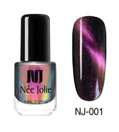 35ml Holographic Chameleon Cat Eye Nail Polish Magnetic Nail Art Varnish Magnet Nail Art Lacquer Black Base Needed4837720