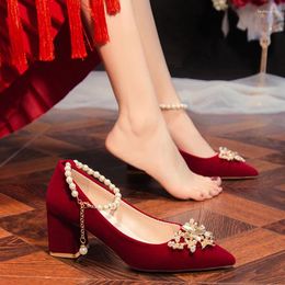 Dress Shoes Beige High Heels Bridal Basketball Platform Pointed Pumps Lace-Up Sandals Ladies 2024 Slip On 12cm Bride Velvet Toe Gold A