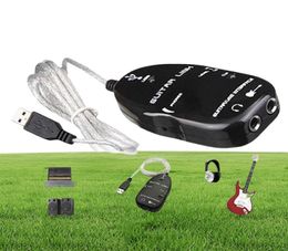 o guitar effects pedal Guitar to USB Interface Link Cable PCMAC Recording Record with CD Driver Guitar Parts accessories8147189