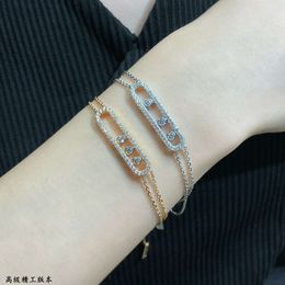 necklaces messikas jewlery designer necklace for woman v Gold Messica Double Layered Full Diamond Bracelet with Three Medium Sliding Bracelets Small and Luxury