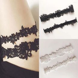 Garters Women Elastic Flower Band Leg Lace