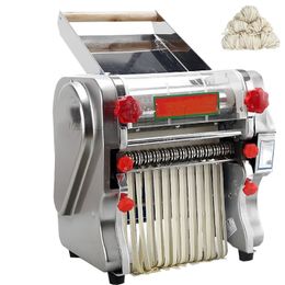 Electric Dough Press Commercial Dough Machine Stainless Steel Dumpling Wrapper Machine Noodle Maker Automatic