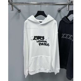 Autumn/winter Balenciiagas Hoodie Mens Fashion Designer Hoodies 2023 Home Version Men Sweaters Paris Brand Family Hand-painted Graffiti Couple Same E2TN2ERS