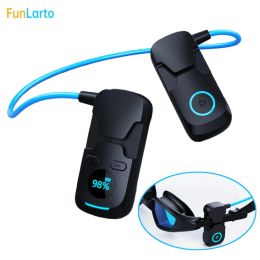 Players Waterproof MP3 Player for Swimming BluetoothCompatible IPX8 8GB Underwater Wireless Headphones for Water Sports with LED Power