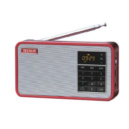 Players Free Shipping Tecsun X3 Fm Stereo Radio / Mp3 Player, Portable Speaker Card Metallic Breakpoint Memory Play Clock Fm Radio