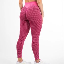 Outfits Textured High Waisted Scrunch Bum Workout Leggings Womens Seamless Gym Outfits Fiess Butt Lift Yoga Pants Ruched Booty Tights