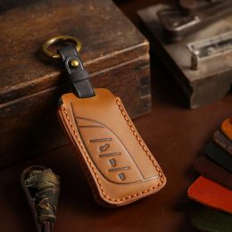 Leather Key Case Cover Car Accessories for Lexus Es200 Rx Es300 Nx200 Keychain Holder Keyring Shell