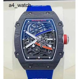 Casual Wrist Watch Timepiece RM Wristwatch Rm67-02 French Ntpt Carbon Fibre Limited Edition Leisure Machinery RM6702