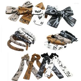 Hair Accessories 2024 WINTER PRINTING Leather Styles Bow CLIP Girls Pony Fashion