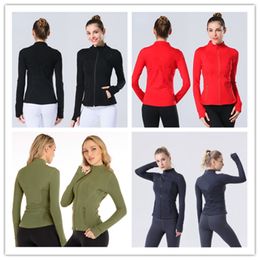 lulu Define yoga jacket fitness running street women's yoga jacket top open front no hat tight fitting jacket casual wear luluemon