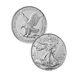Wholesale United Statue of Liberty Commemorative Coin Silver Liberty Coin New Year Christmas Gifts Commemorative Coins