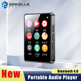 Player ZMKSLLE Bluetooth MP4 / MP3 Portable Audio Player Full Touch Student Walkman Ebook Listening Ebook English MP3 Music Player