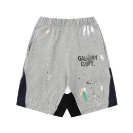 Mens womens Casual Sports Shorts Depts Shorts Designer Colourful Ink-jet Hand-painted French Classic Printed Mesh Sports Drawstring Shorts Street Shorts