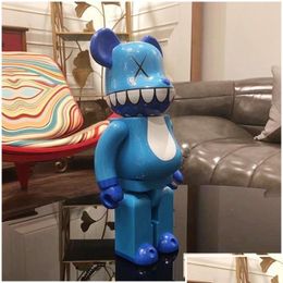 Movie Games Est 400% 28Cm 0.6Kg Chomper Bearbrick The Pvc Bluetooth Fashion Bear Figures Toy For Collectors Art Work Model Decorat Dh7Rg