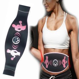 Slimming Massage Belt Muscle Toner EMS Abdominal Toning Belt Body Belly Fitness Trainer For Abdomen Arm Leg Waist Weight Loss 240220