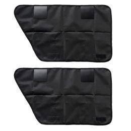 Carriers 2Pcs Car Mat Window Guard Door Mats Indoor Puppy Protector Mats Cushion Scratch Resistant Dog Baby Accessories Back Seat