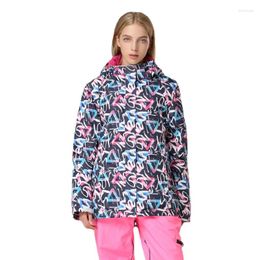 Skiing Jackets Women's Double-Board Snowboard Clothing Top Waterproof Breathable Warm Ski Jacket