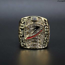 Designer Commemorative Ring Band Rings 2007 Anaheim Duck Hockey Championship Ring R0rk