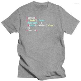 5A Men's T Shirts 2023 Javascript Code Programmers Geek Shirt T-Shirt