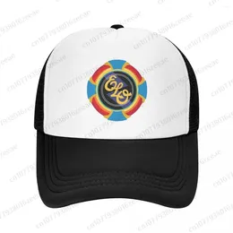 Berets Electric Light Orchestra LOGO Mesh Baseball Cap Summer Outdoor Men Women Fashion Sport Hats Hip Hop Trucker