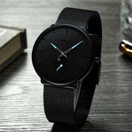 CRRJU Lovers Watches for Men and Women Fashion Dress Wristwatch Waterproof Date Clock Couple Watch Gifts