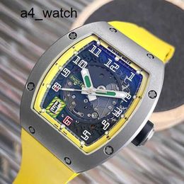 Celebrity Watch Iconic Wristwatch RM Wrist Watch RM005-FM Automatic Mechanical Watch Series Rm005 Titanium 45*37.8mm