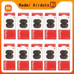 Headphones 10 Pieces Wholesale Xiaomi Redmi Airdots 2 TWS Bluetooth Earphone Stereo bass Airdots S 5.0 headphones With Mic Handsfree Earbud