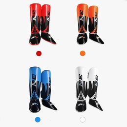 Shin Guards Protective Leg Taekwondo Kickboxing Equipment Kung Fu TrainingBoxing Karate Protect Ankle Foot 240226