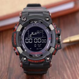 Large watches men's sports dial watches LED waterproof mountaineering digital men's watches automatic lights 317R